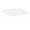 ZEUS tavolino quadrato SLIM IRONY LOW TABLE - 675-W