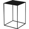 ZEUS tavolino quadrato SLIM IRONY LOW TABLE 31 x 31 cm - 630-CB-H46
