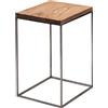 ZEUS tavolino quadrato SLIM IRONY LOW TABLE 31 x 31 cm - 631-H46
