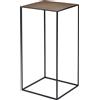ZEUS tavolino quadrato SLIM IRONY LOW TABLE 31 x 31 cm - 630-RUST-H64