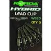 Hybrid Lead Clips Weed Green KORDA KORKHCW