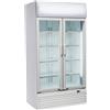 CoolHead Vetrina Refrigerata Bibite DC800H - Opalina Pubblicitaria e Doppia Anta a Battente - Capacità lt 800 - Temperatura +1°/+10°C