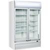 CoolHead Vetrina Refrigerata Bibite DC1000H - Opalina Pubblicitaria e Doppia Anta a Battente - Capacità lt 1000 - Temperatura +1°/+10°C
