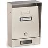 SILMEC Cassetta postale bifacciale acciaio inox per recinzioni Silmec 10-009.25