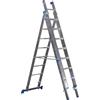 MARCHETTI Scala in alluminio Marchetti Azzurra 3 tronchi - 3,6m - 12 pioli