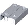 FAC accessori cancelli Piastra guida cancello scorrevole superiore regolabile, 4 olive FAC 212 - VA3203.N34