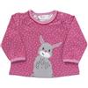 People Wear Organic Maglietta baby in cotone bio Bunny - col. rosa pois