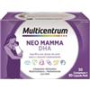 Multicentrum Neo Mamma DHA Integratore per Post Parto e Allattamento 30 Compresse + 30 Capsule Molli