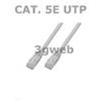CAVO DI RETE PATCH UTP LAN ETHERNET RJ45 CAT 5E CRIMPATO Metri 15