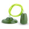 V-TAC VT-7998 Lampadario pendente 1MT E27 in porcellana Ф47mm IP20 verde - SKU 3805