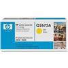 HP Toner ORIGINALE HP COLOR LASERJET 3500 3550 3700 Q2672A GIALLO