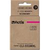 ACTIS Cartuccia Actis per Canon CLI-551M 12ml Magenta [KC-551M]