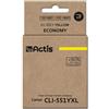 ACTIS Cartuccia Actis per Canon CLI-551Y 12ml Giallo [KC-551Y]