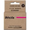 ACTIS Cartuccia Actis per Brother LC123M/LC121M Standard 10ml Magenta [KB-123M]