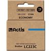 ACTIS Cartuccia d'inchiostro Actis KB-223C per Brother LC223C Standard 10ml Ciano [KB-223C]
