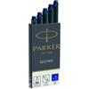 PARKER QUINK RICARICHE per penne stilografiche cartucce lunghe