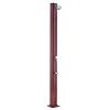 GRE DSALR32W DOCCIA SOLARE IN ALLUMINIO ESTETICA LEGNO SERBATOIO 32 LT CON SCIACQUAPIEDI