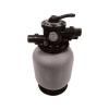 Cpa Piscine PANAMA TOP 650 PORTATA 15 m3 FILTRO A SABBIA PISCINE CON MANOMETRO E VALVOLA 6 VIE