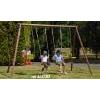 Trigano SET GIOCHI SET GIOCHI TULIPANO - ALTALENA DOPPIA + DONDOLO + CAVALLUCCIO GAMMA NATURE LEGNO H 2.35 m