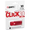 Emtec - Memoria Usb 3.0 - Rosso - ECMMD16GB103R - 16GB