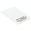 OMTK ID 100 Tessere in PVC 040mm BIANCO MATTATO BIFACCIALE