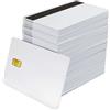 Compatible Confezione da 200 Tessere 0,76 mm Bianche Neutre PVC CHIP SLE4442 con banda magnetica HiCo
