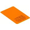 OMTK ID 100 Tessere in PVC 040mm ROSSO FLUORESCENTI