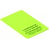 OMTK ID 100 Tessere in PVC 040mm VERDE FLUORESCENTI