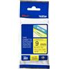 Brother TZe-621 Nastro Nero su Giallo 9mm, 8 mt. Gamma P-touch