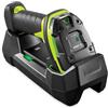 Zebra DS3678-SR - Scanner industriale 1D, 2D, BT, Range 150 cm, Multi-interfaccia, Kit caricatore/trasmet./cavo USB, nero/verde.