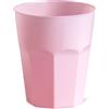 Poloplast Bicchiere cocktail 200 cc in plastica rosa baby 25 pezzi
