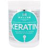 Kallos Cosmetics Keratin maschera rigenerante per i capelli con la cheratina 1000 ml per donna