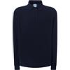 JHK Polo Uomo regular manica lunga Blu Navy