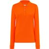 JHK Polo donna regular LADY manica lunga Arancione