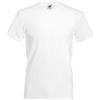 FRUIT OF THE LOOM T-shirt valueweight collo a v Bianca