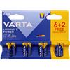 VARTA Batterie alcaline VARTA LONGLIFE 4903 LR03 MN2400 MINISTILO AAA (8 pezzi)