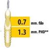 BUDETTA FARMA SRL Cliadent Scovolino Interdentale Professionale 5 Pezzi 0,7 mm filo - 1,3 mm PHD