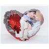 Fotoregali Cuscino Cuore con Paillettes