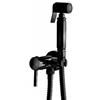Isa Idrotermosanitaria Doccetta Peonia completa di miscelatore per Bidet Black Matt
