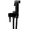 Isa Idrotermosanitaria Doccetta Viola completa di miscelatore per Bidet Black Matt