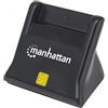 Manhattan Lettore di Schede Smart SIM Nero MANHATTAN I-CARD CAM-USB3