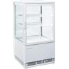 CoolHead Espositore Refrigerato RC58W con N° 4 Vetri- Gastronomia e Bibite - Capacità lt 58 - Temp +2° +12°C