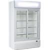 CoolHead Vetrina Refrigerata Bibite DC1000S - Opalina Pubblicitaria e Doppia Anta Scorrevole - Capacità lt 1000 - Temperatura +1°/+10°C