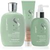 Alfaparf semi di lino scalp renew scrub 150 ml-shampoo purifying 250 ml e tonic 125 ml - trattamento antiforfora