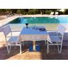 Spizzico Home TOVAGLIA BRIE TEFLON IDROREPELLENTE - 5 Pezzi - Tovaglia 180x240 Bianco Latte