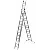 Facal Super Prima P450-3, 13+14+14 gradini, 10.80 m - Scala in alluminio allungabile - Altezza stimata operativa 11.70 m