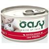 Oasy Natural Mousse per Gatto da 85 gr Gusto Vitello