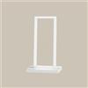 Perenz CROSS: Lampada da tavolo in alluminio verniciato bianco (ULTIMI DUE DISPONIBILI)