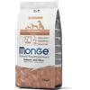Monge Natural Superpremium All Breeds Adult Monoprotein Salmone con Riso - 2,5 kg Monoproteico crocchette cani Croccantini per cani