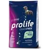 Prolife Grain Free Cane Adult Sensitive Mini Pesce e Patate - 600 gr Croccantini per cani